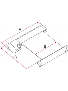 Roleta markiza w kasecie F65s 320 Titanium Blue Ocean - Fiamma