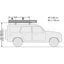 Zadaszenie daszek Compass 260 Black - Fiamma