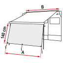 Ścianka przeciwsłoneczna do markizy - Blocker 350 - Fiamma