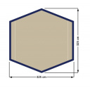 Zadaszenie biwakowe Tarp Hardin Safari/Navy - EuroTrail