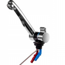 Bateria jednouchwytowa London ciepła/zimna woda czarny/chrom - Comet