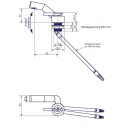 Bateria jednouchwytowa Florenz ciepła/zimna woda chrom - Comet