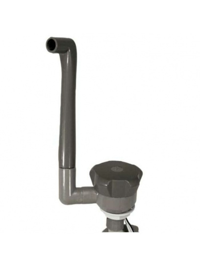 Kran Novo Super - zimna woda jasnoszary/ciemnoszary - Comet