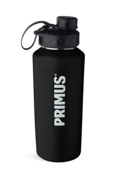Butelka na wodę TrailBottle Stainless Steel 0.6 l Black - Primus