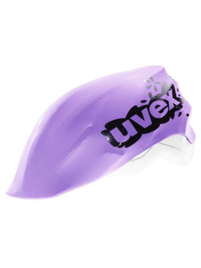Pokrowiec na kask aero - UVEX  filetowo/czarny