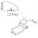 Klin pod koło motocyklowe przód Moto Wheel Chock Front - Fiamma