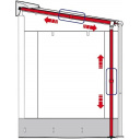 Noga podporowa + rafter do markizy Caravanstore Support Leg - Fiamma