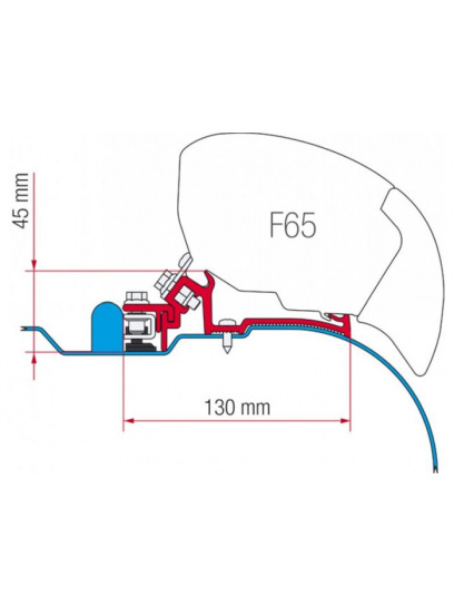 Adapter do markizy Kit Iveco Daily H2 - Fiamma