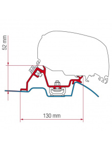 Adapter do markizy F65s Mercedes Sprinter/VW Crafter (dach z szyną) od 2006 - Fiamma