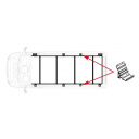 Relingi dachowe Roof Rail Ducato - Fiamma