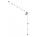 Noga podporowa + rafter do markizy F35pro 220 prawa - Fiamma