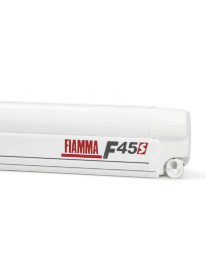 Markiza ścienna w kasecie F45s 190 Polar White Royal Grey - Fiamma