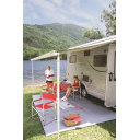 Markiza ścienna w kasecie F45L 450 Polar White Royal Blue - Fiamma