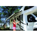 Markiza ścienna w kasecie F45L 500 Polar White Royal Grey - Fiamma