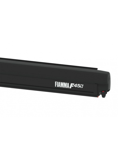 Markiza ścienna w kasecie F45S 350 Deep Black Royal Grey - Fiamma