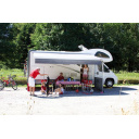 Markiza ścienna w kasecie F45s 260 Deep Black Royal Grey (VW T5/T6 California) - Fiamma