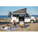 Markiza ścienna w kasecie F45s 300 Deep Black (VW T5/T6 M/T) Royal Grey z Adapterem - Fiamma