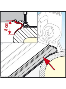Uszczelka do markizy Kit Rain Guard Lower 550 - Fiamma