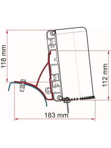 Adapter do markizy Compass Kit Renault Trafic 2001-2015 - Fiamma