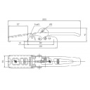 Zaczep burty przyczepy ZB-01B - Steelpress