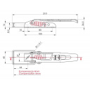 Zaczep burtowy przyczepy ZB-01D z kompensacją max 600 kg - Steelpress