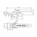 Zaczep burty przyczepy ZB-01G - Steelpress