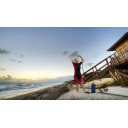 Prysznic turystyczny z pompką nożną Outdoor Dusche 12 l - Camp4