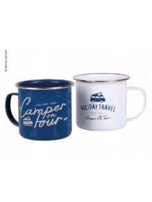 Kubek emaliowany Bay City 400 ml 2 szt. - Holiday Travel