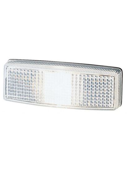 Lampa pozycyjna prostokątna biała - Hella