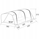 Namiot rodzinny pompowany 5 osobowy Paraiso 5 A.I.R. TECH - Brunner