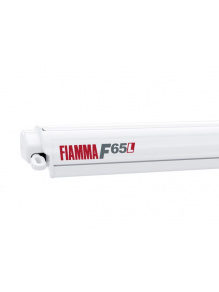 Roleta markiza w kasecie F65L 490 Polar White Deluxe Grey - Fiamma