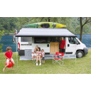 Roleta markiza w kasecie F65L 400 Deep Black Royal Grey - Fiamma