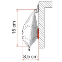 Markiza w futerale Caravanstore ZIP XL 280 Royal Grey - Fiamma