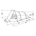 Namiot turystyczny dla 5 osób Blizzard 500 - Easy Camp