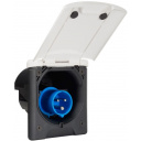 Gniazdo 230V CEE z magnetycznym zamknięciem Fiat Bianco 210 - Fawo