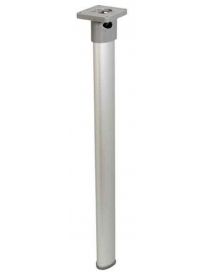 Noga stołu składana 675 mm - srebrny mat