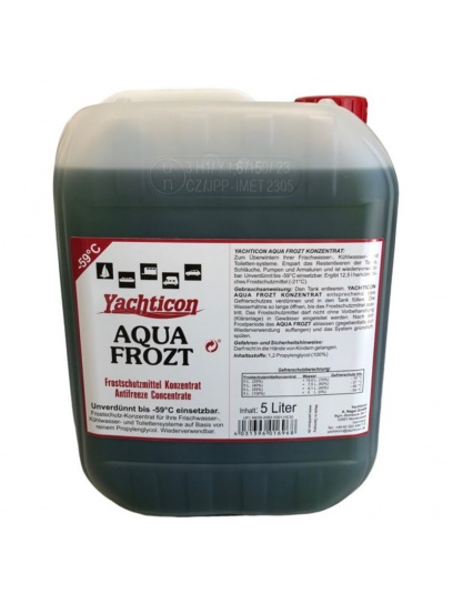 Środek przeciw zamarzaniu do wody pitnej i toalet Anti Freeze 5 l - Yachticon