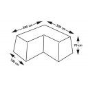 Pokrowiec na siedzenie ogrodowe Cover For l-Size Bench 300x300x70/100 - EuroTrail