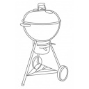 Pokrowiec na grill Grill Cover 70 - EuroTrail