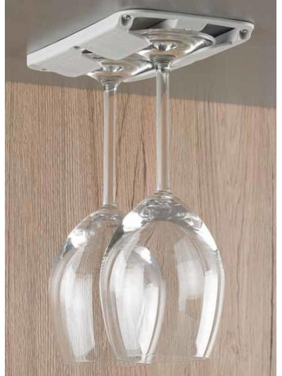 Uchwyt na kieliszki do wina Ø 78 mm szary 2 szt. - Froli