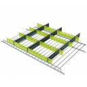 Przegrody modułowe zabezpieczające do lodówki 8 szt. - Purvario