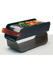Grill stołowy węglowy UNA szary