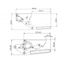Stopień wejściowy manualny 700 mm - Lippert