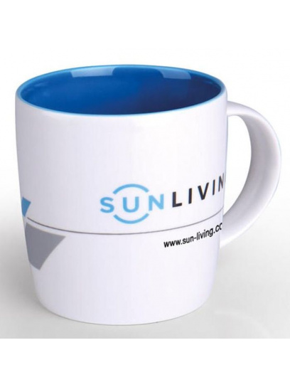 Kubek z porcelany Sun Living 340 ml