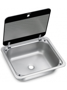 Zlew ze szklaną pokrywą SNG 4133 410x335 mm - Dometic