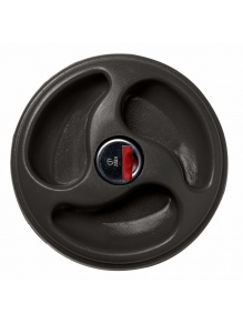 Nakrętka korek wlewu wody lub paliwa + cylinderek z 2 kluczykami czarna - Zadi