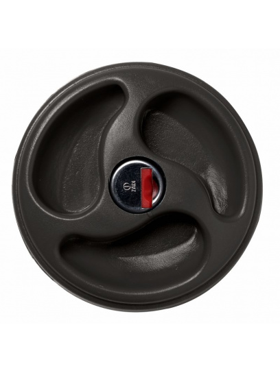 Nakrętka korek wlewu wody lub paliwa + cylinderek z 2 kluczykami czarna - Zadi