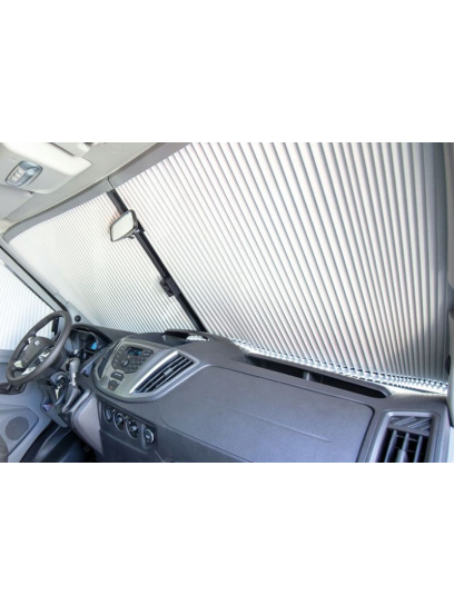 Roleta zaciemniająca REMIfront IV na przednią szybę Ford Transit V363 2014-2019 bez czujnika deszczu - Remis