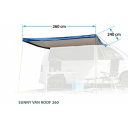Daszek przeciwsłoneczny Sunny Van Roof 300 - Brunner
