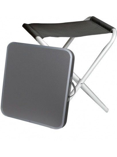 Stołek i stolik 2w1 Hoggy Set Black - Brunner
